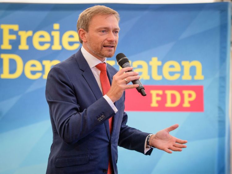  Christian Lindner, chef du parti libre démocratique FDP d'Allemagne 