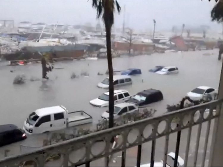  Dommages causés par l'ouragan Irma dans les Antilles françaises 