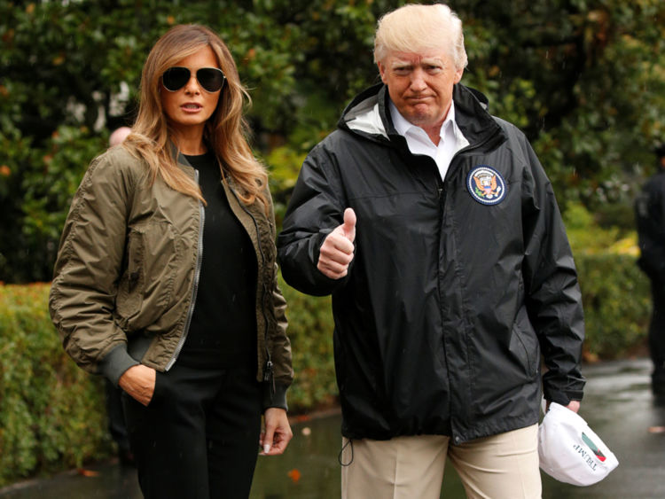  Donald Trump et Melania Trump 