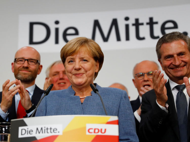  Angela Merkel dit qu'elle espérait un meilleur résultat 