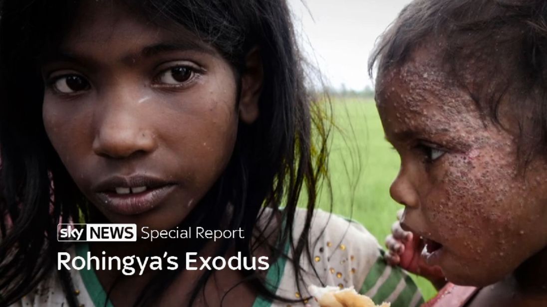  Rohingya enfants réfugiés (titre spécial). 