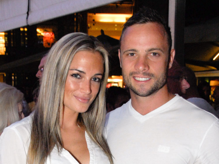  Reeva Steenkamp et Oscar Pistorius en 2013 