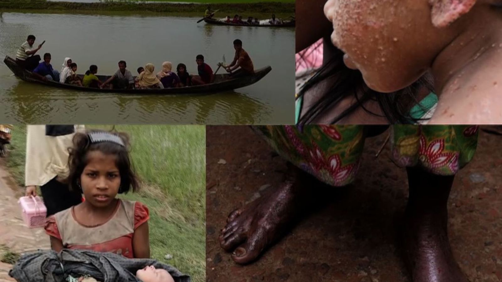  Des centaines de milliers de musulmans Rohingya fuient au Bangladesh 