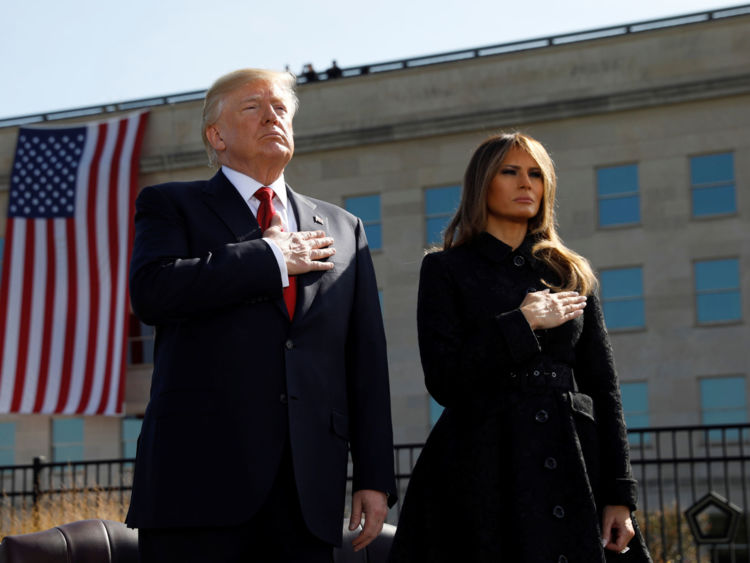  Donald Trump et femme Melania 
