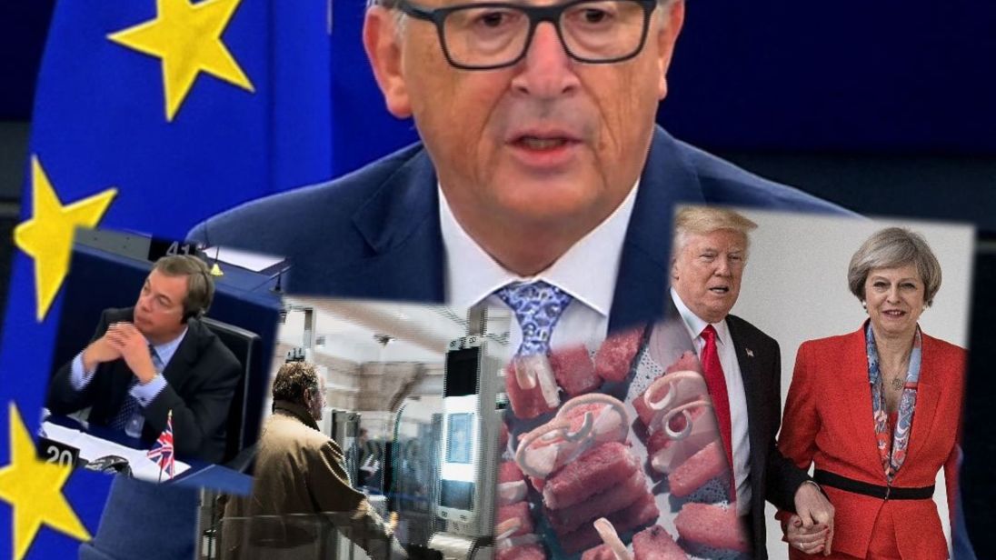  Jean-Claude Juncker donne l'adresse de l'Union de 2017 pour l'UE 