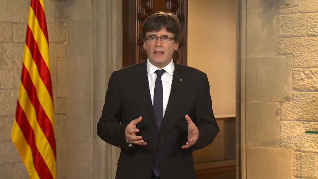  Le leader catalan a déclaré que son gouvernement mènerait la volonté des gens 