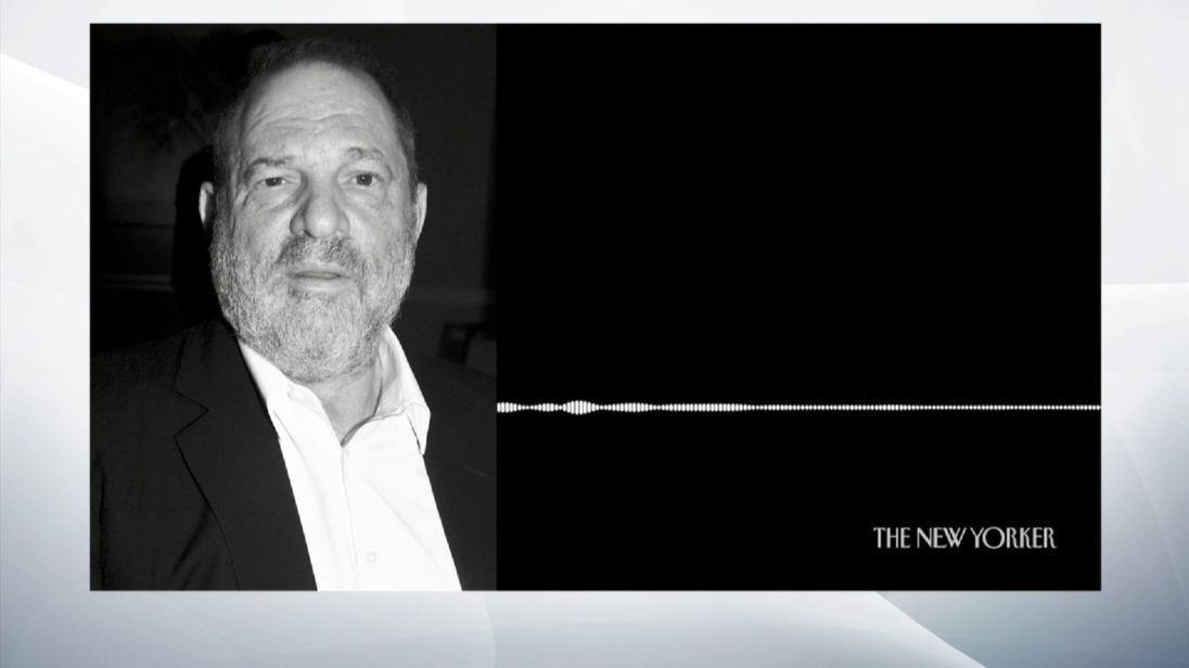  Le New Yorker a publié une copie d'un enregistrement audio qui aurait été fait à l'entrée de la chambre d'hôtel de Harvey Weinstein
