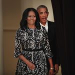 CHICAGO, IL - MAY 03: Former President Barack Obama and his wife Michelle arrive for a roundtable discussion at the South Shore Cultural Center about the Obama Presidential Center, which is scheduled to be built in nearby Jackson Park, on May 3, 2017 in Chicago, Illinois. The Presidential Center design envisions three buildings, a museum, library and forum. (Photo by Scott Olson/Getty Images)" class="sdc-article-image-grid__image"/><noscript><br />
                            <img decoding=