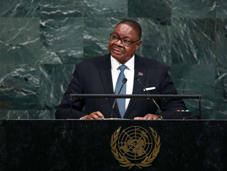  Le président du Malawi, Arthur Peter Mutharika 