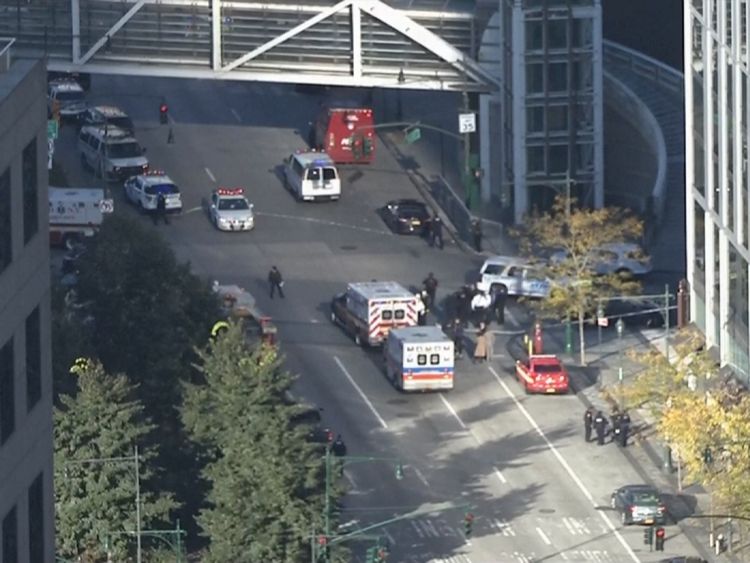 . Le site du Trade Center et le mémorial à Manhattan 
