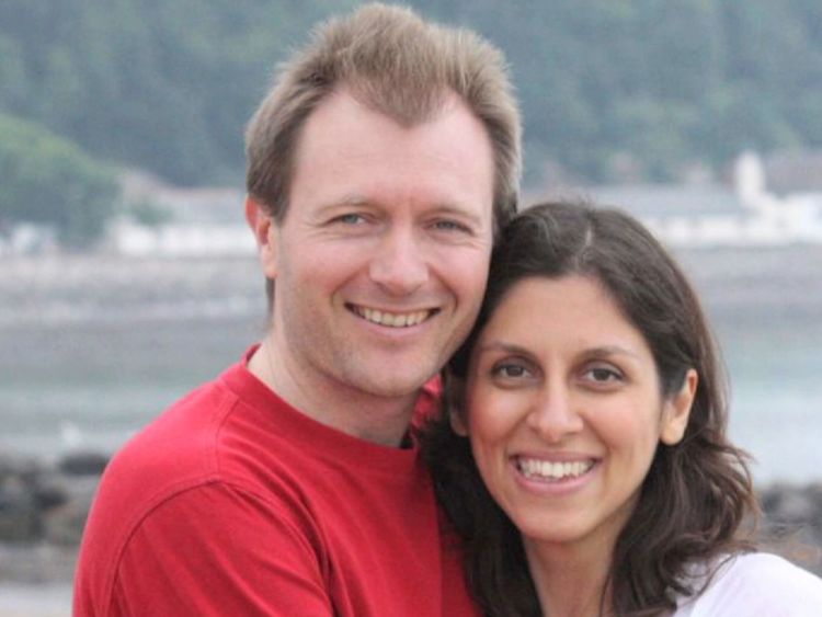  Richard Ratcliffe (L ) et son épouse Nazanin Zaghari-Ratcliffe 