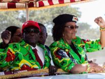  Robert Mugabe, président du Zimbabwe, avec sa femme Grace 