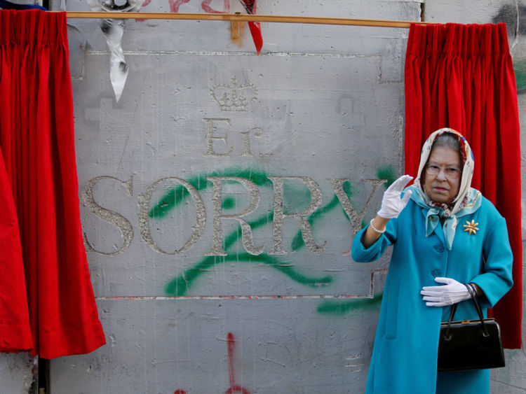  Bansky travaille en Cisjordanie 