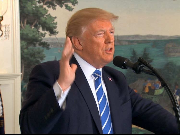  Donald Trump prononce une allocution sur la Corée du Nord 