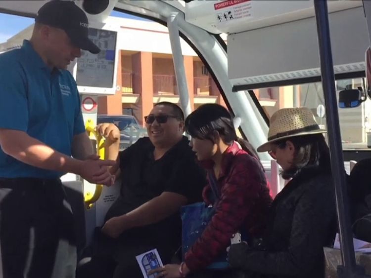  Passagers du bus sans conducteur avant l'accident 