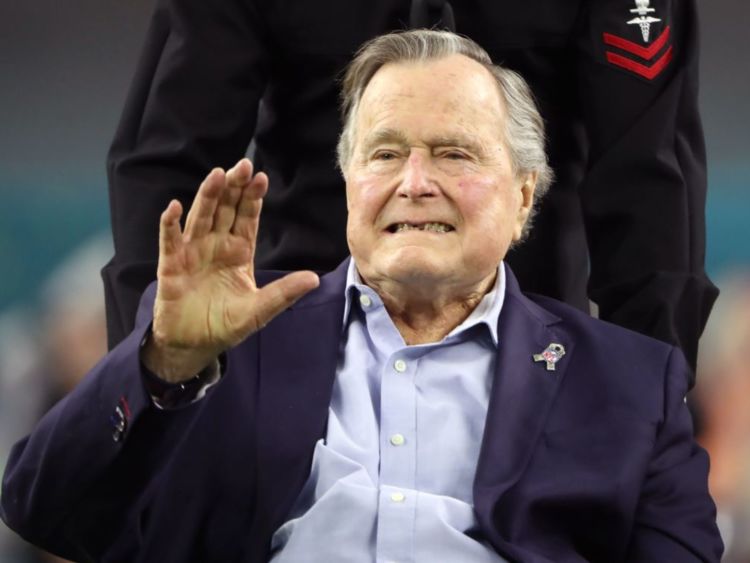  George HW Bush [19659008] Image: </span><br />
        <span class=