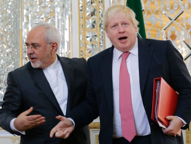  Boris Johnson et Mohammed Javad Zarif s'est réuni à Téhéran 