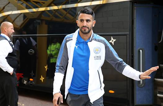 Riyad Mahrez a déclaré à Leicester City qu'il voulait parler à Roma au sujet d'un déménagement potentiel à la Serie A