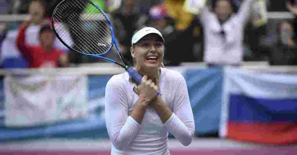 Maria Sharapova remporte son premier titre en plus de deux ans