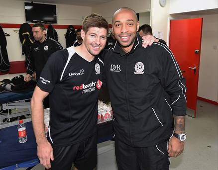 Steven Gerrard et Thierry Henry nommés dans l'équipe de l'UEFA du 21ème siècle
