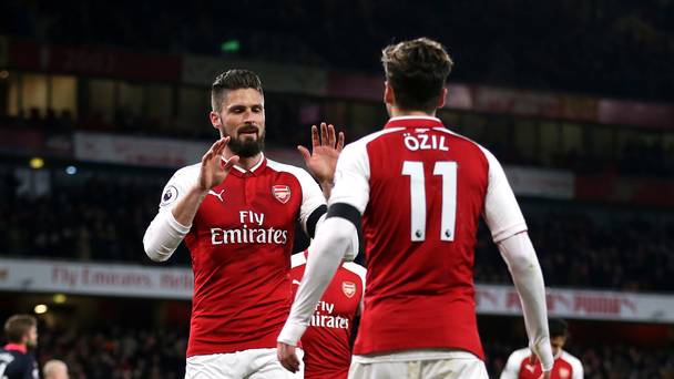 Olivier Giroud: Arsenal a besoin de Mesut Ozil