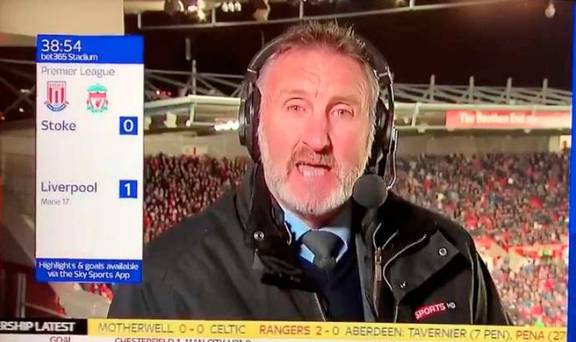 WATCH: Sky Sports présente ses excuses à Alan McInally alors qu'il le perd avec un fan en direct