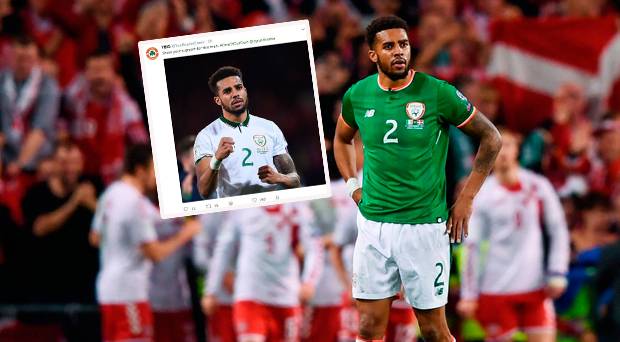 Les fans d'Irlande montrent massivement leur soutien à Cyrus Christie suite à un abus en ligne