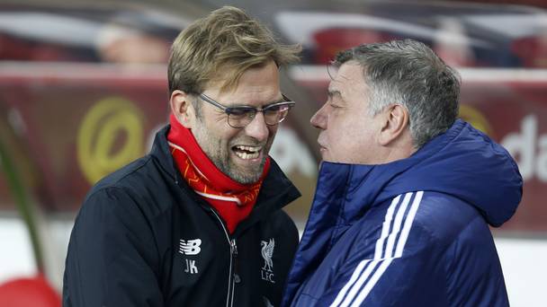 Jurgen Klopp met la querelle avec Sam Allardyce au lit alors que le derby de Merseyside se profile