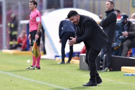 Gennaro Gattuso: Accédant à l'égalisation tardive du gardien de but de Benevento pire que d'être poignardé