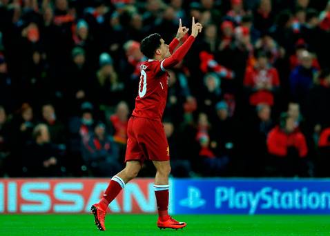 Liverpool à sept reprises en Europe à nouveau en croisière dans la phase à élimination directe de la Ligue des Champions