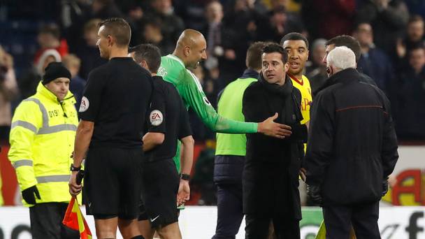 Marco Silva mécontent des officiels alors que Watford descend à Burnley