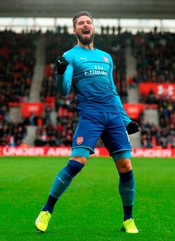 Olivier Giroud frappe tard pour sauver un point pour Arsenal édenté