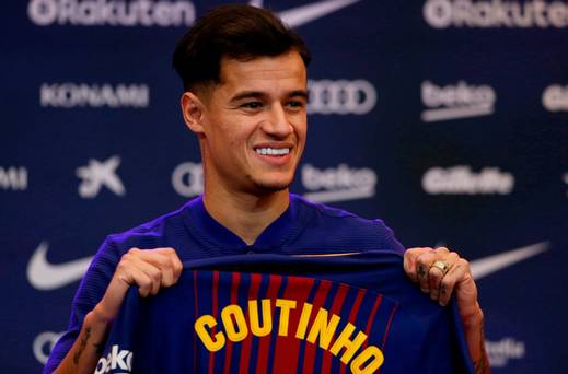 Le numéro de maillot de Barcelone de Philippe Coutinho a été révélé et il a un légendaire ancien propriétaire