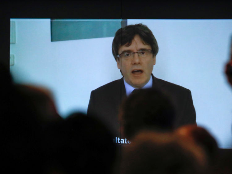  discours de Puigdemont le 30 janvier [19659006] Image: </span><br />
        <span class=