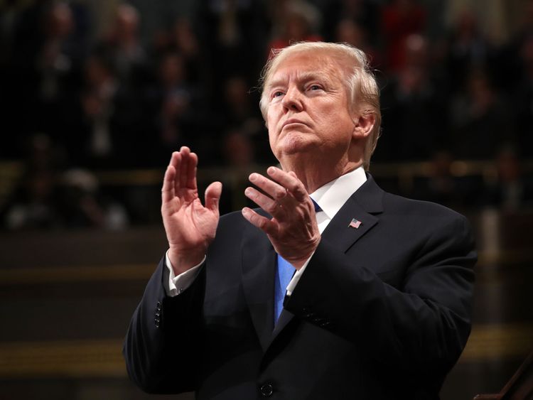  Le président Trump livre son état de l'Union address 