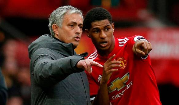 Jose Mourinho écarte les questions sur le bonheur d'Anthony Martial et Marcus Rashford à Man United