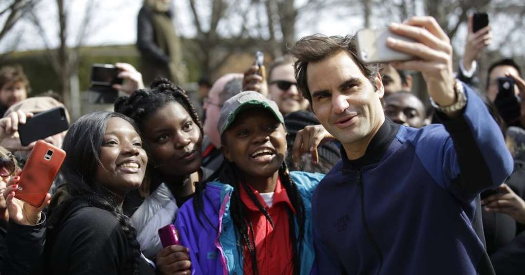 Sur le tennis: Une journée avec Roger Federer: le travail d'un ambassadeur de tennis n'est jamais fait