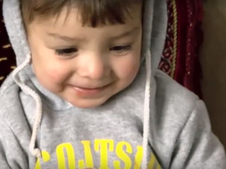  Petit Donald Trump de Kaboul, Afghanistan Pic: Radio Free Europe / Radio Liberty via Storyful 