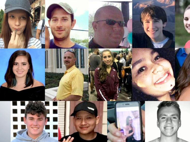  Les victimes du tir de masse dans une école en Floride 