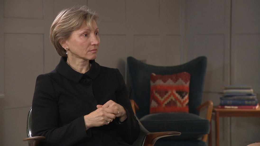  Marina Litvinenko parle à Kay Burley de l'empoisonnement de Salisbury et de la réponse de la Russie. 