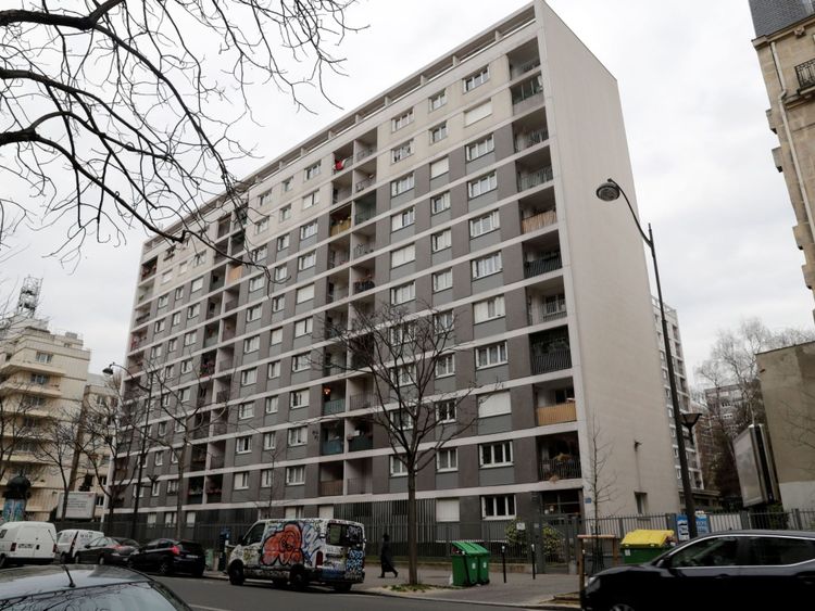  Le bloc d'appartements où vivait Mme Knoll 