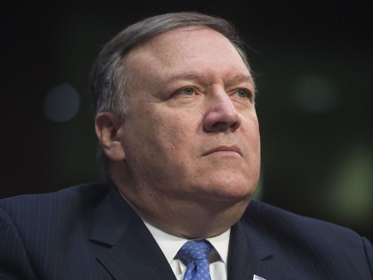  M. Pompeo a déclaré que «les chaînes sont ouvertes». entre les Etats-Unis et la Corée du Nord 