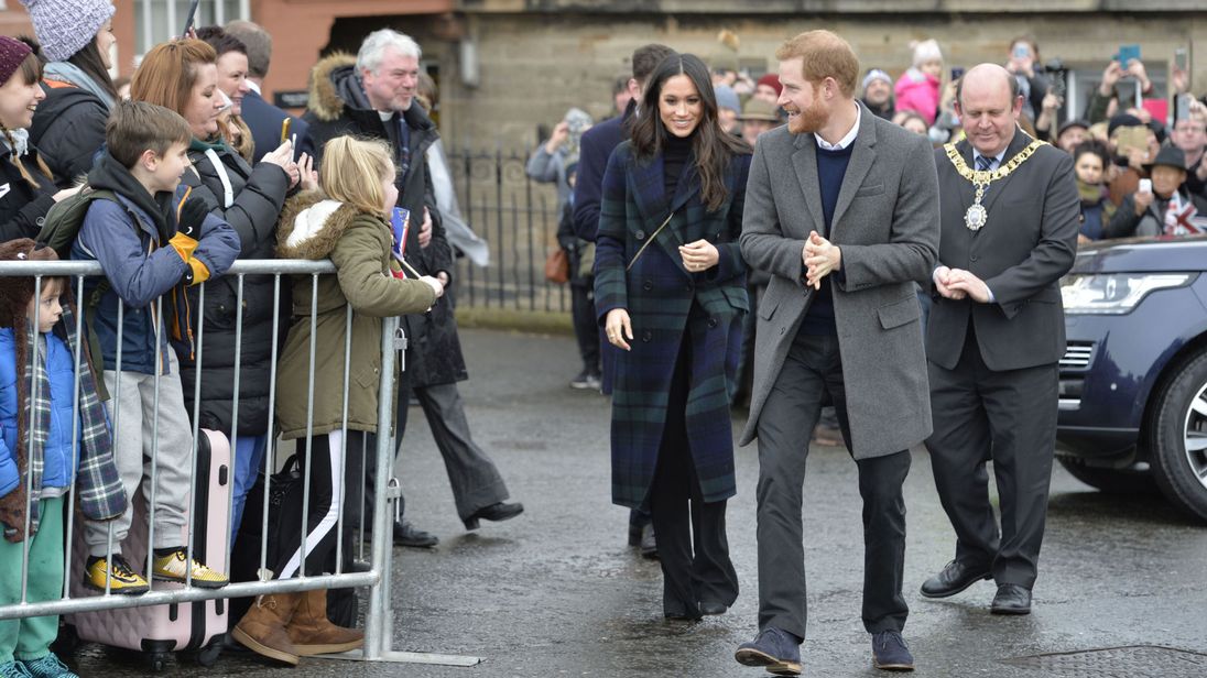  Harry et Meghan à Edimbourg - PA 