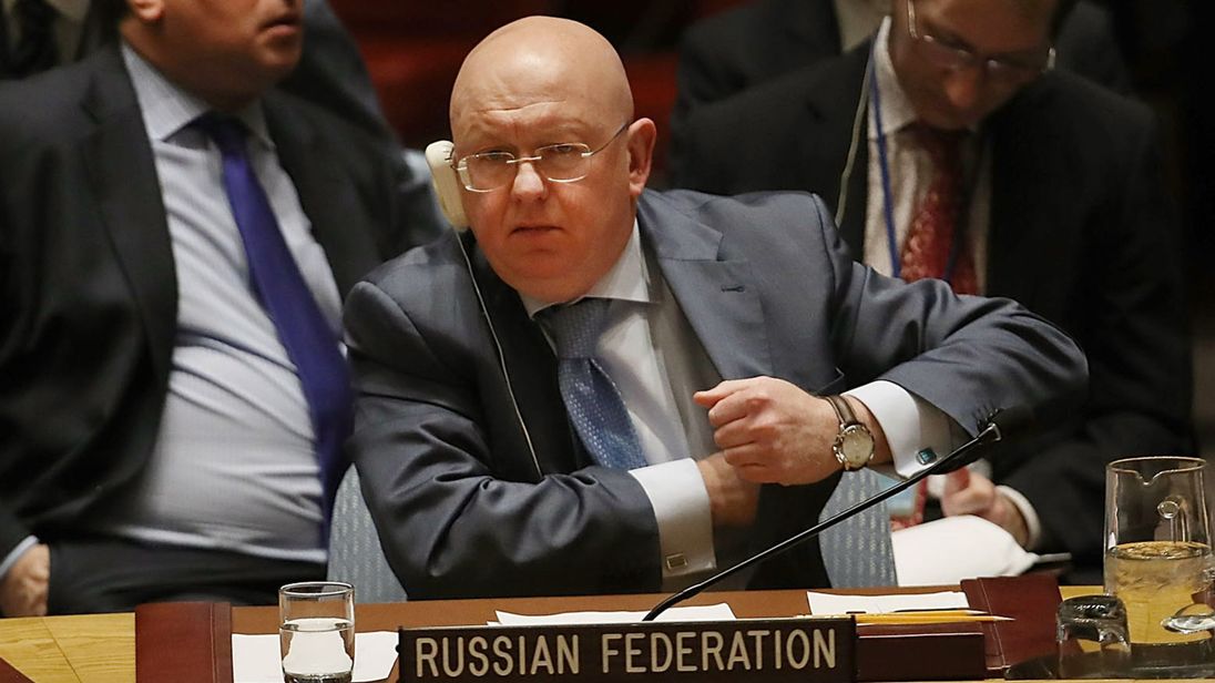  Ambassadeur de Russie aux Nations Unies Vassily Nebenzia 