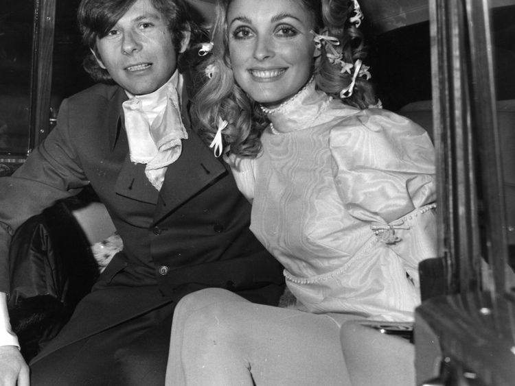  Sharon Tate avec le réalisateur Roman Polanski 