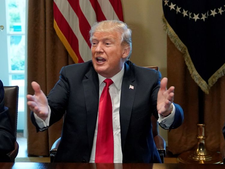  Une réunion sur les tarifs de l'acier et de l'aluminium à la Maison Blanche à Washington 