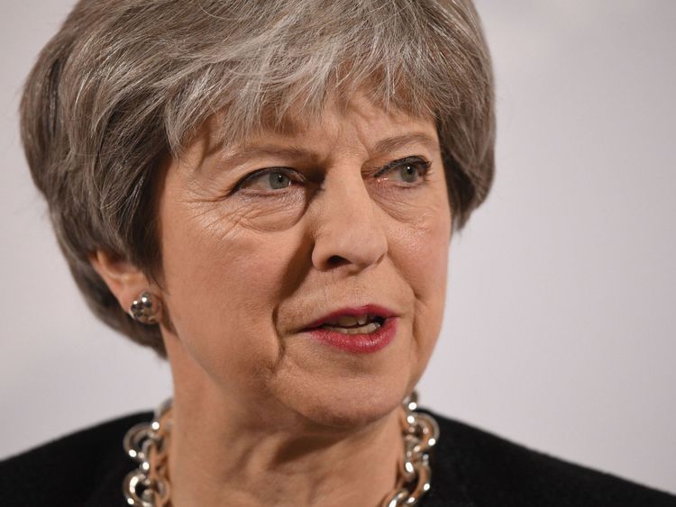  May a prononcé son discours à Mansion House dans la ville de Londres 