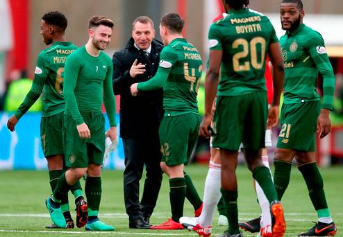 Le Celtic se rapproche d'une victoire du septième titre consécutif avec la victoire de Hamilton
