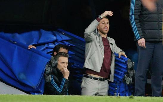 Le défenseur du Real Madrid Sergio Ramos pourrait faire face à l'interdiction de la demi-finale de la Ligue des Champions