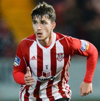 La star du prêt Blackburn Doyle fait le travail pour Derry dans le Brandywell